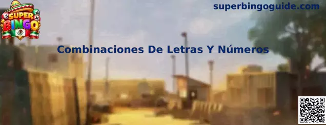 Guía visual sobre combinaciones de letras y números para revisar códigos de regalo de Super Bingo