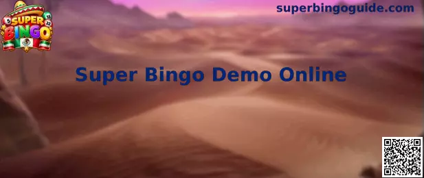 Super Bingo Demo Online interfaz de demostración