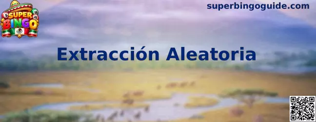 Ilustración conceptual del proceso de Extracción Aleatoria en Super Bingo