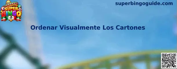 Ejemplo de organización visual de varios cartones de Super Bingo según su progreso