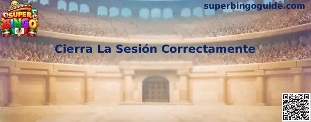 Guía de Super Bingo para cerrar la sesión correctamente y proteger una cuenta en equipos compartidos
