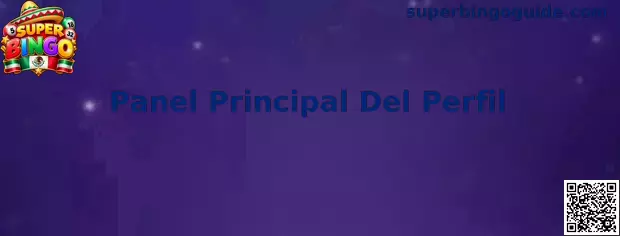 Panel Principal Del Perfil Super Bingo