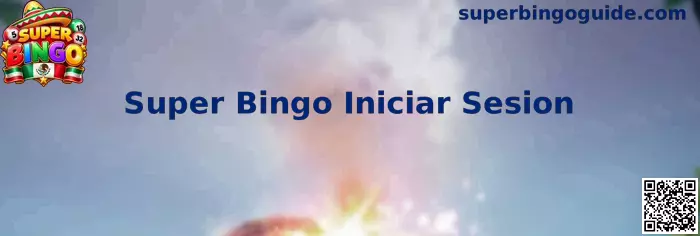 Referencia visual para el tutorial de inicio de sesión de Super Bingo